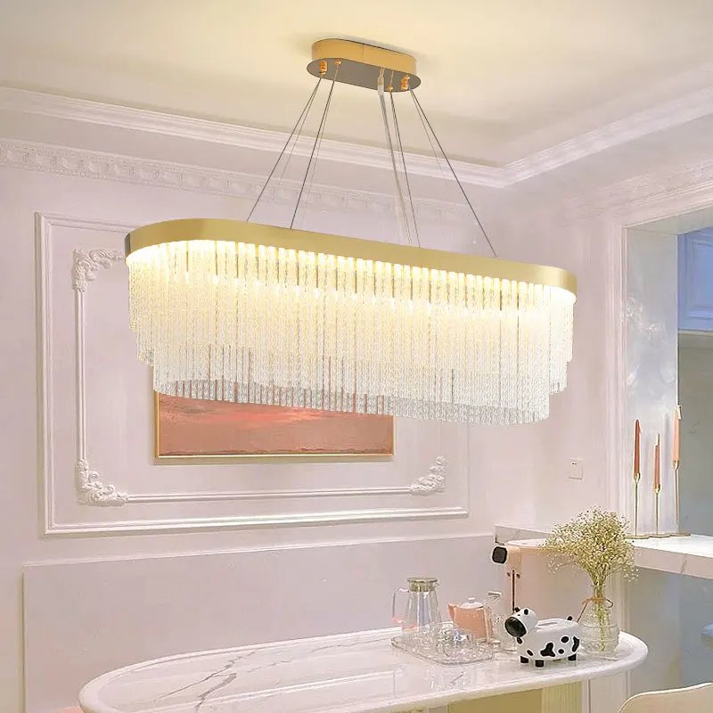 Round Oval Modern Pendant Light