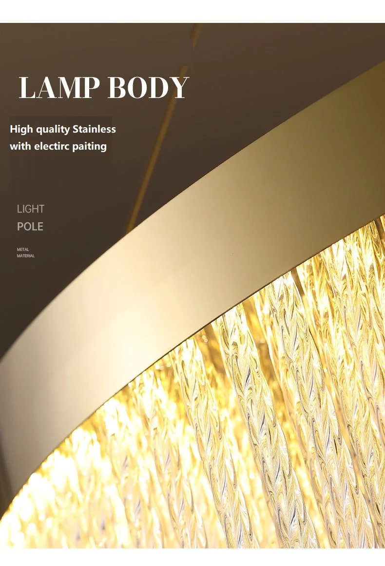 Round Oval Modern Pendant Light