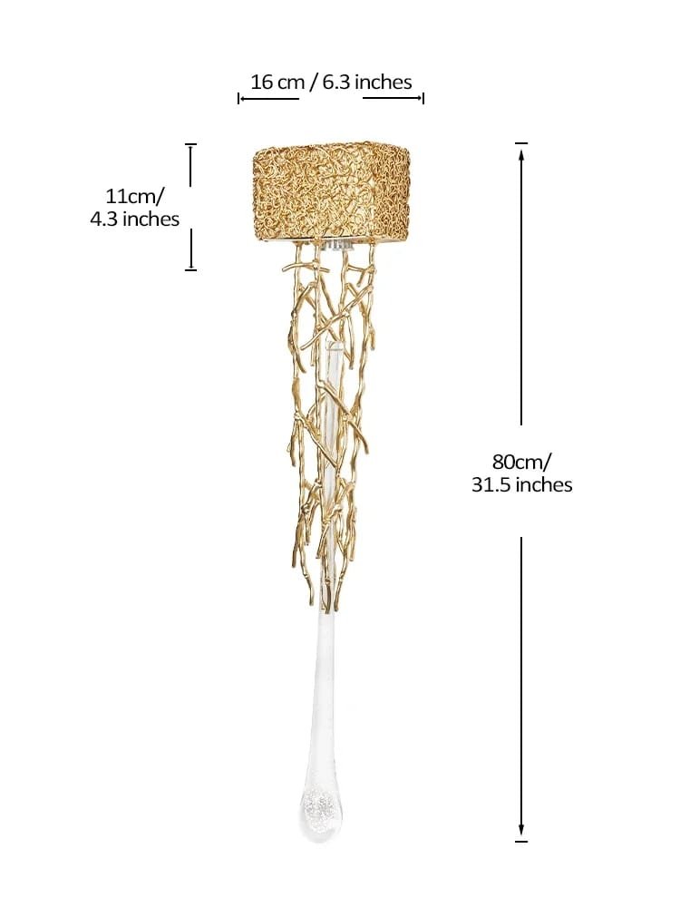 gold H-80cm