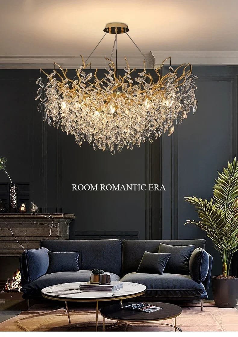 Luxury Modern Crystal Hanging Light Fixture