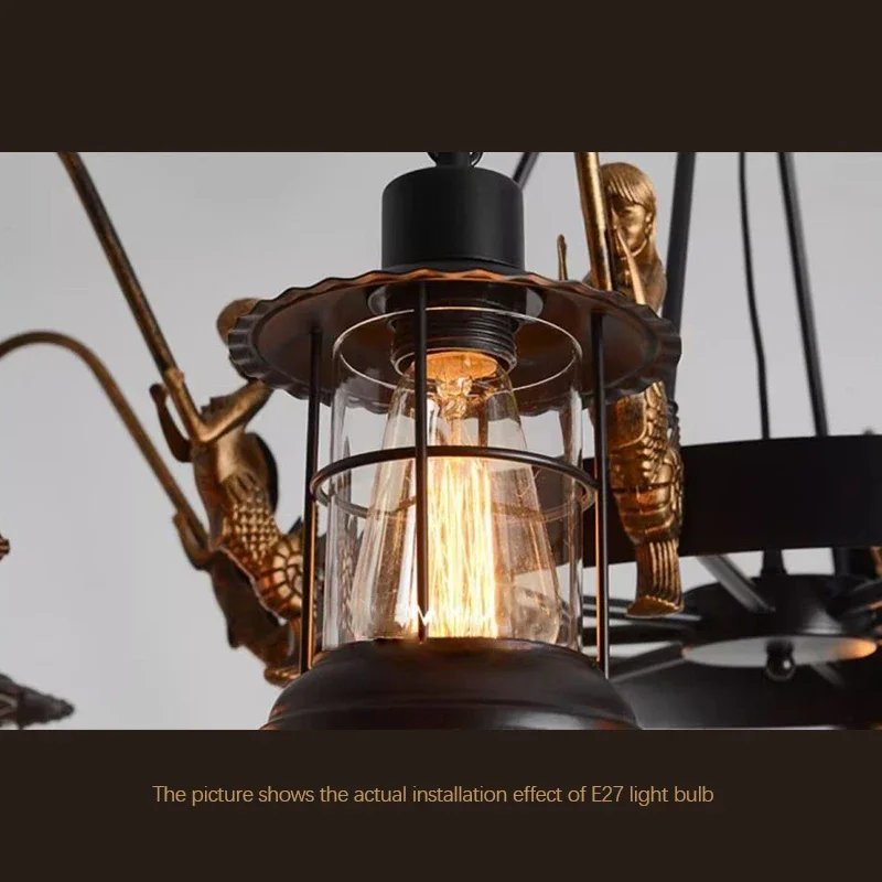Chandelier Lamp Industrial