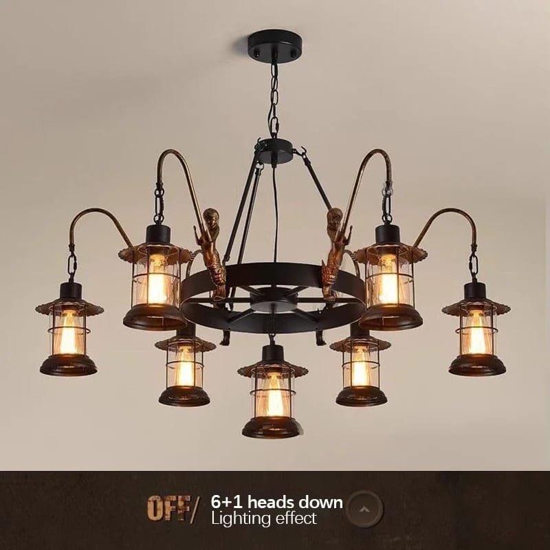  Chandelier Lamp Industrial