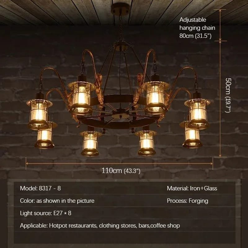 Chandelier Lamp Industrial