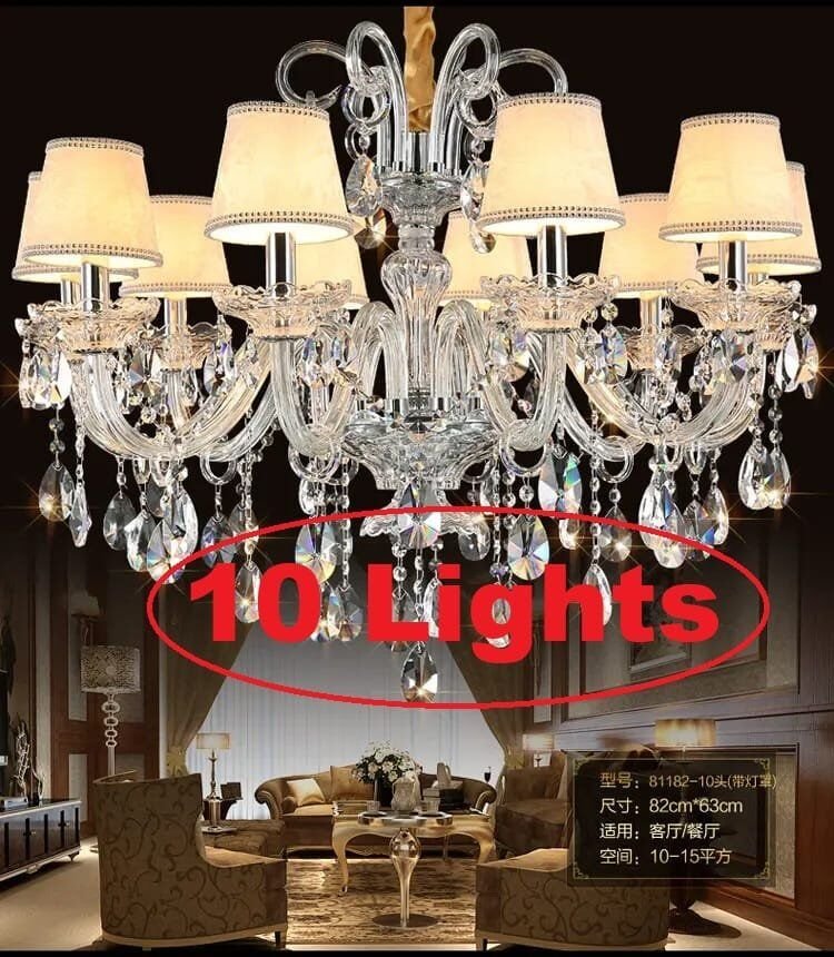 10 Lights chandelier
