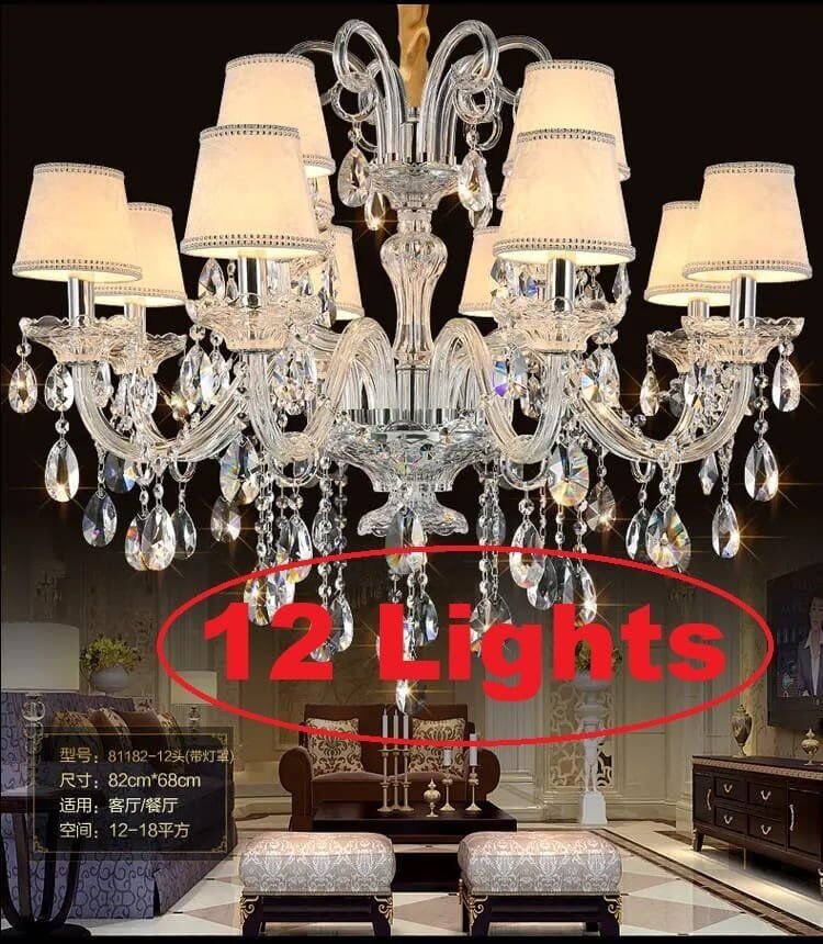 12 Lights Chandelier