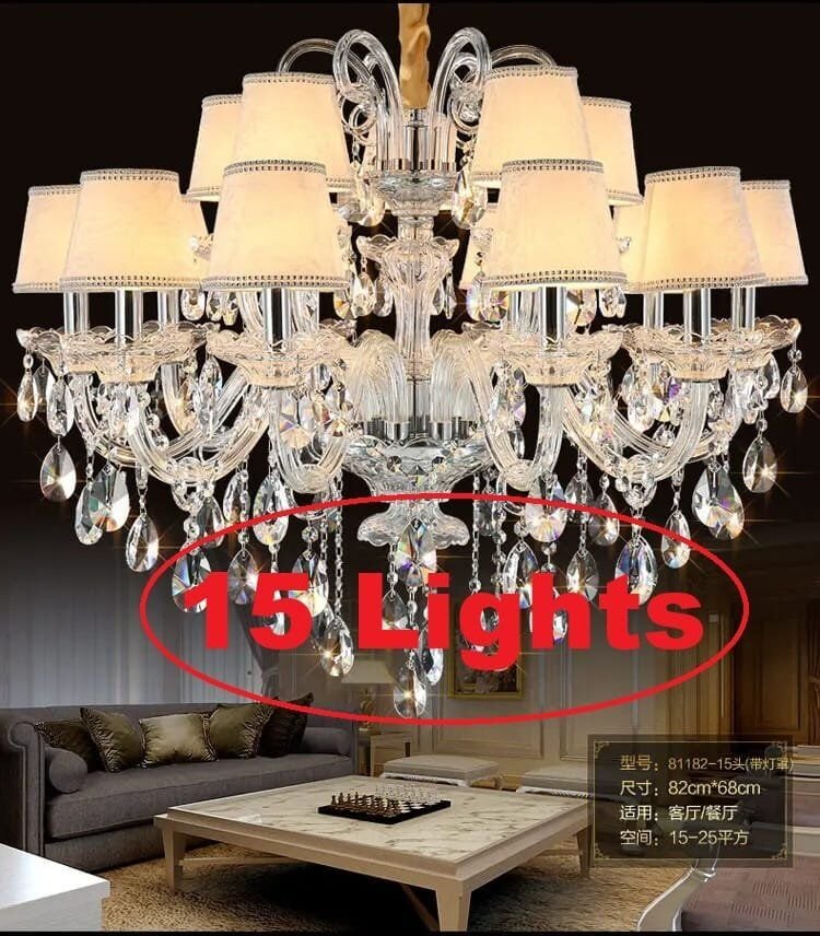 15 Lights Chandelier