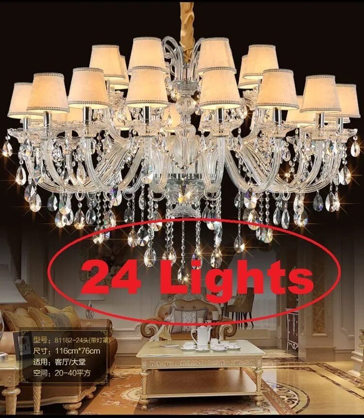 24 Lights Chandelier