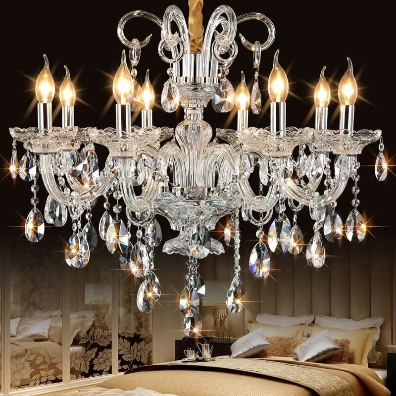 NCeiling Chandelier Pendant Lights for Living Room With Lampshades