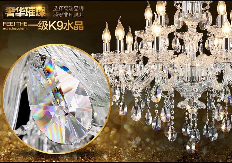 NCeiling Chandelier Pendant Lights for Living Room With Lampshades
