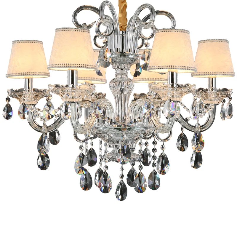 NCeiling Chandelier Pendant Lights for Living Room With Lampshades