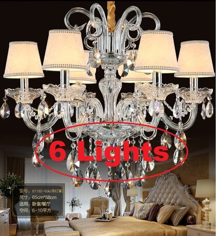 6 Lights chandelier