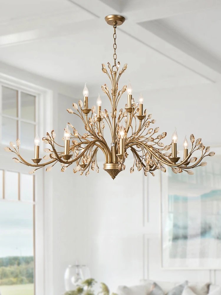 French chandelier living room light creative French chandelier living room light creative