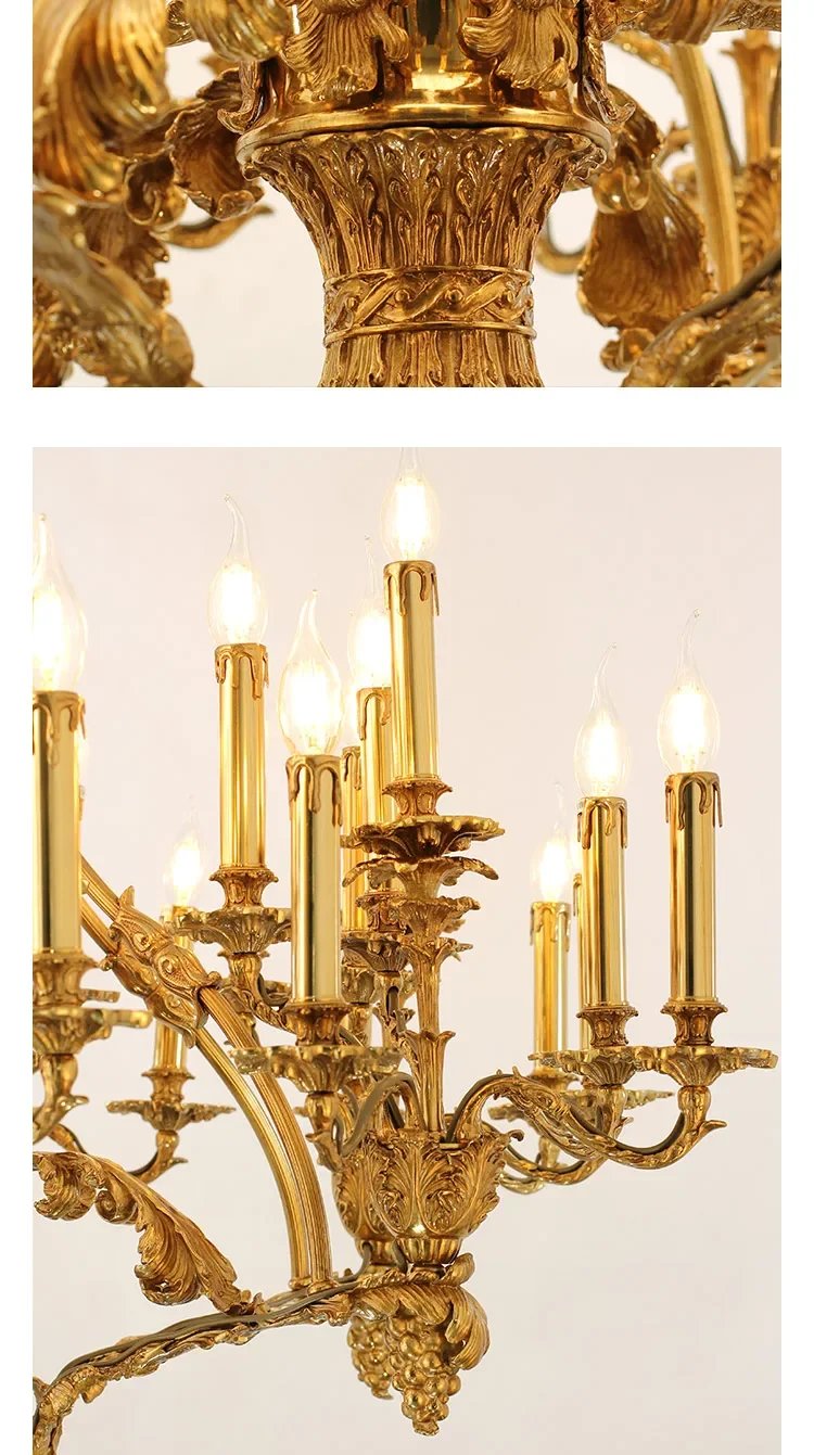 Antique Brass Chandelier Lighting