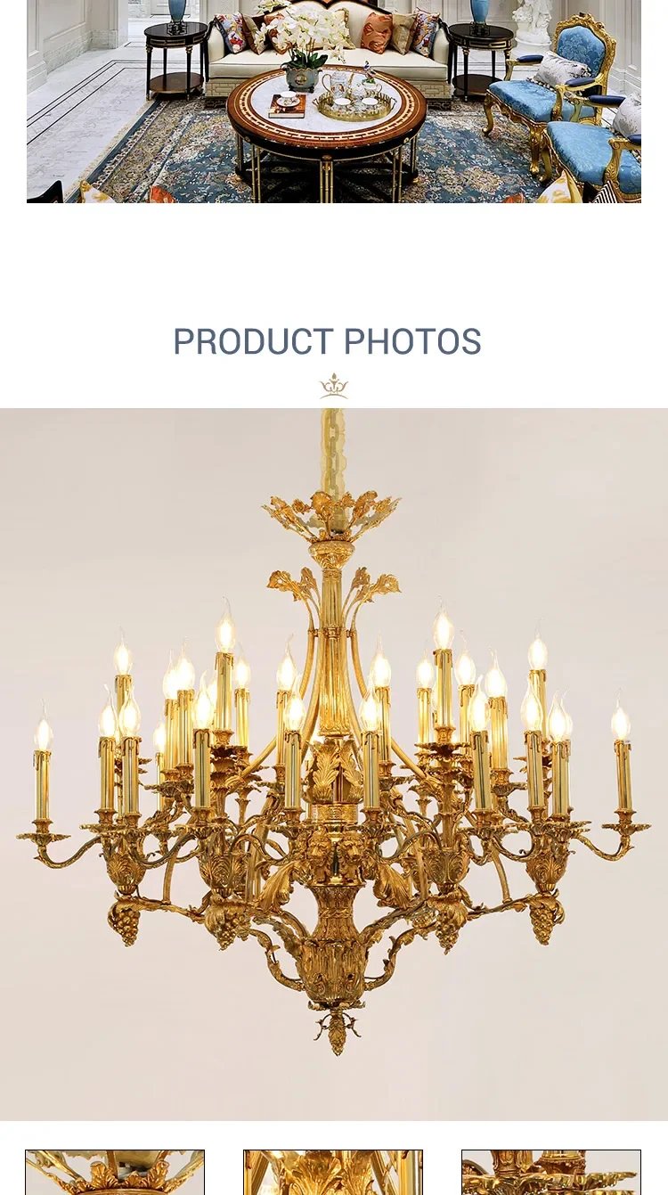 Antique Brass Chandelier Lighting