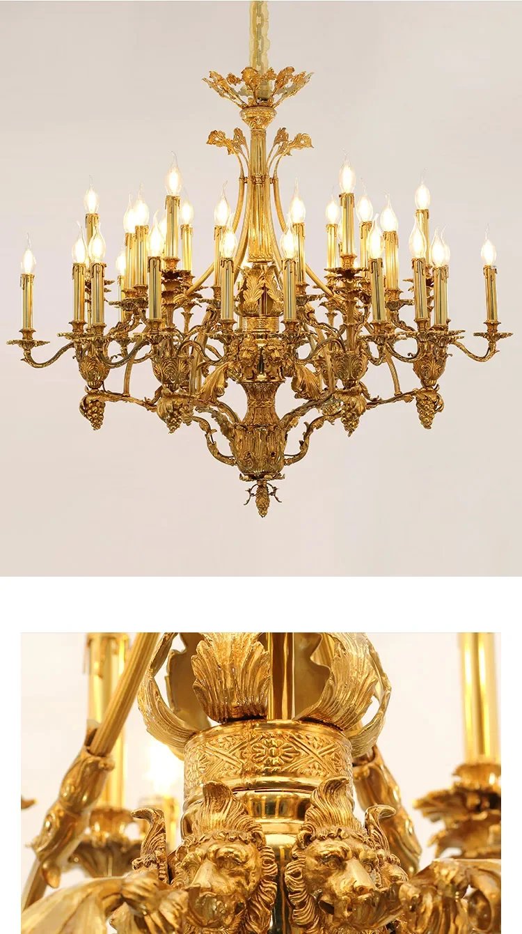 Antique Brass Chandelier Lighting