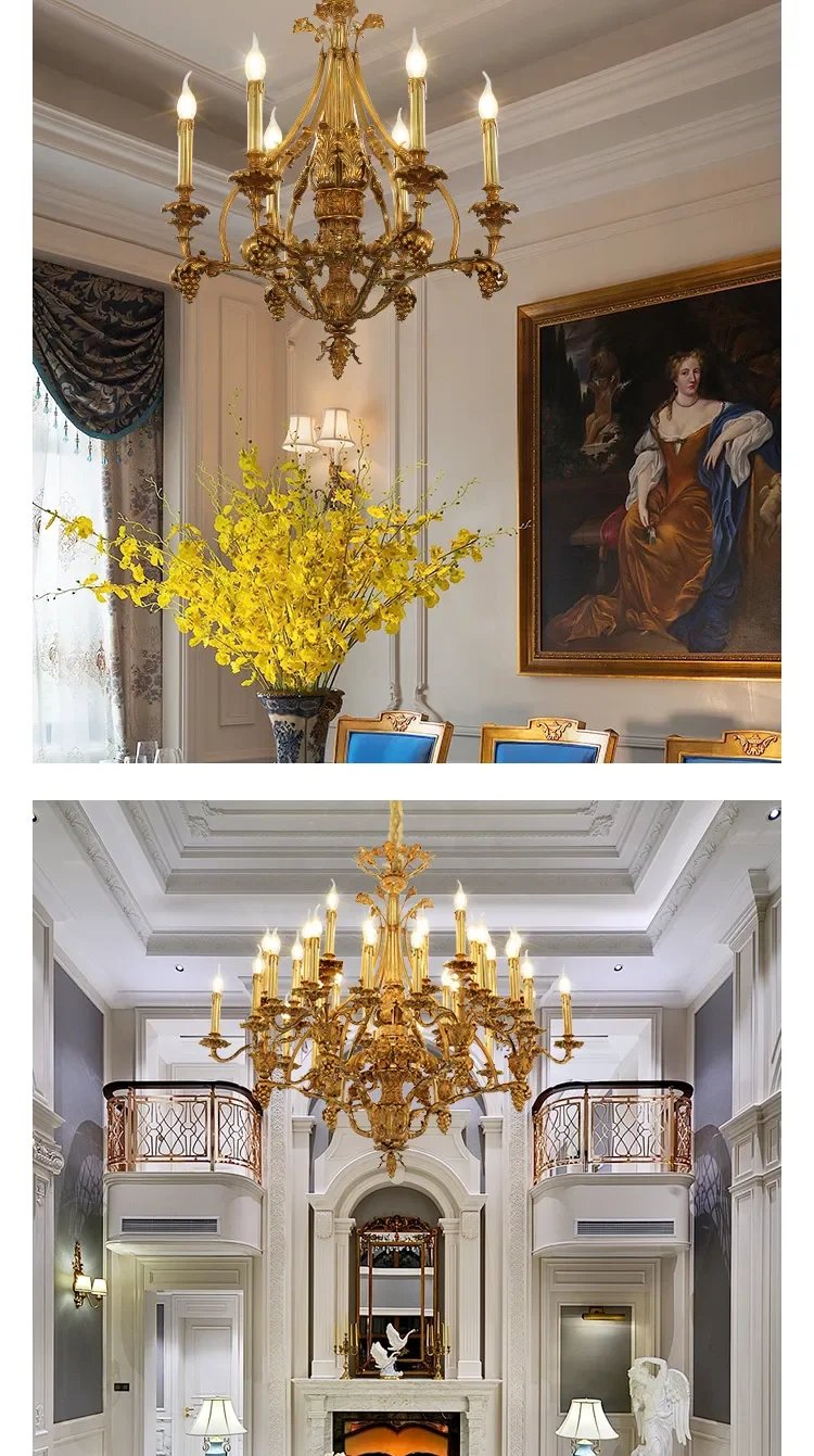 Antique Brass Chandelier Lighting