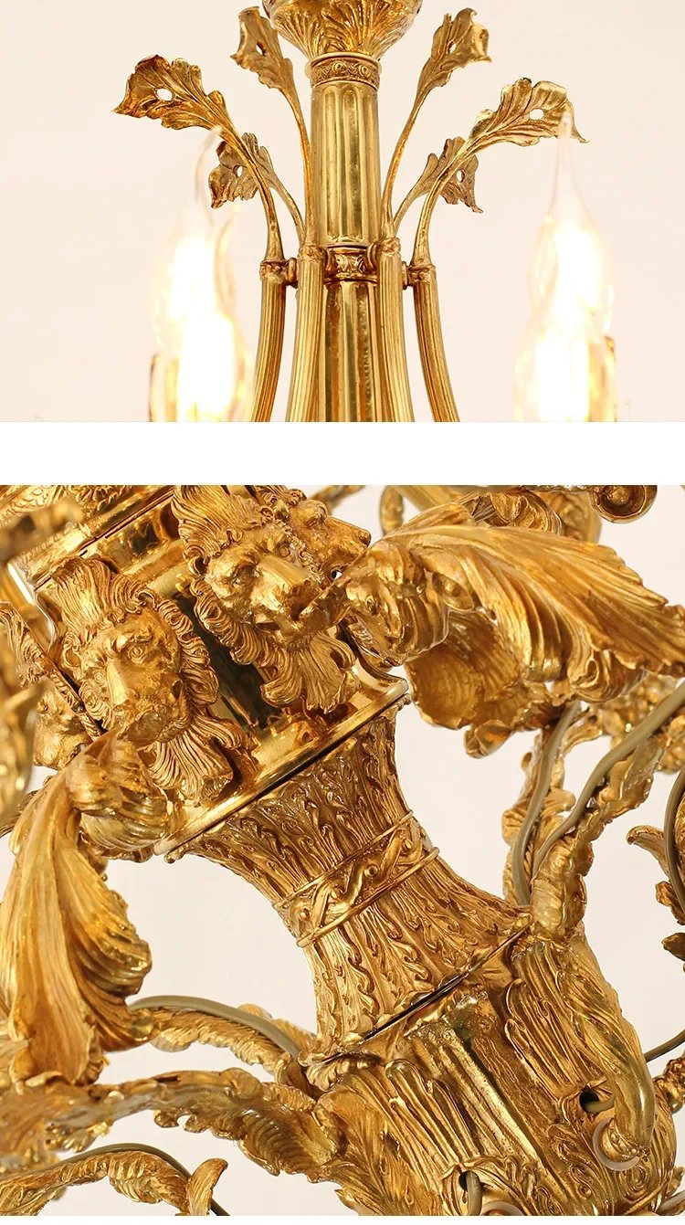 Antique Brass Chandelier Lighting