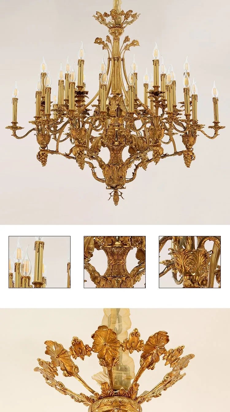 Antique Brass Chandelier Lighting