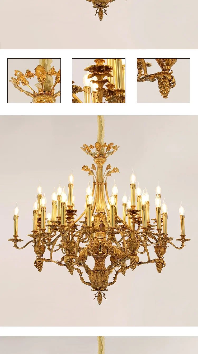 Antique Brass Chandelier Lighting