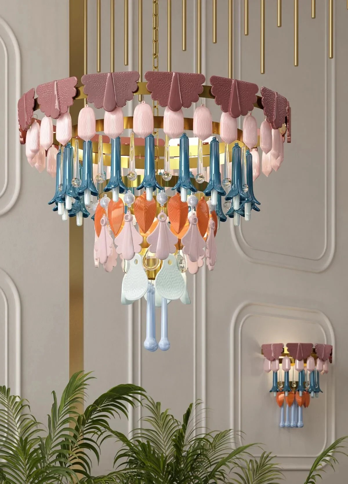 Vintage Advanced Ceramic Chandelier Lighting