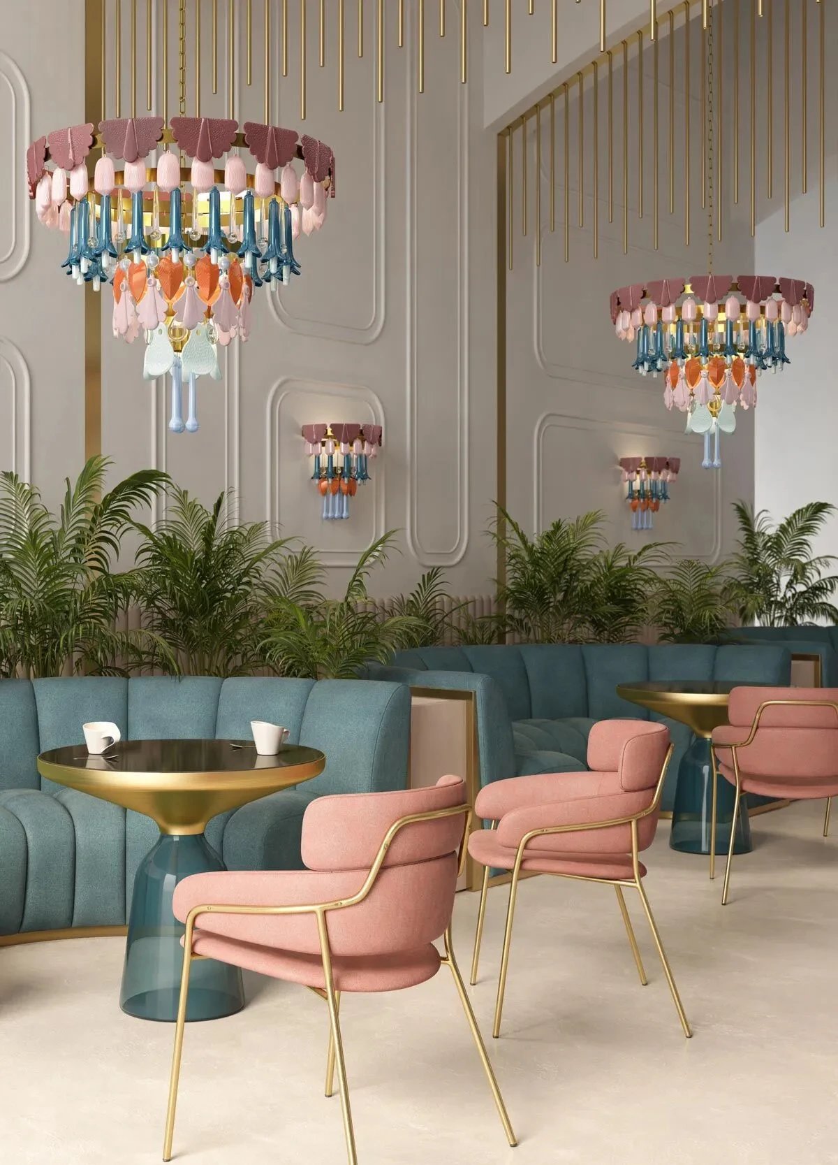 Vintage Advanced Ceramic Chandelier Lighting