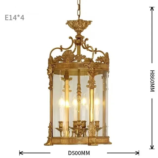 4 bulbs D50H86cm