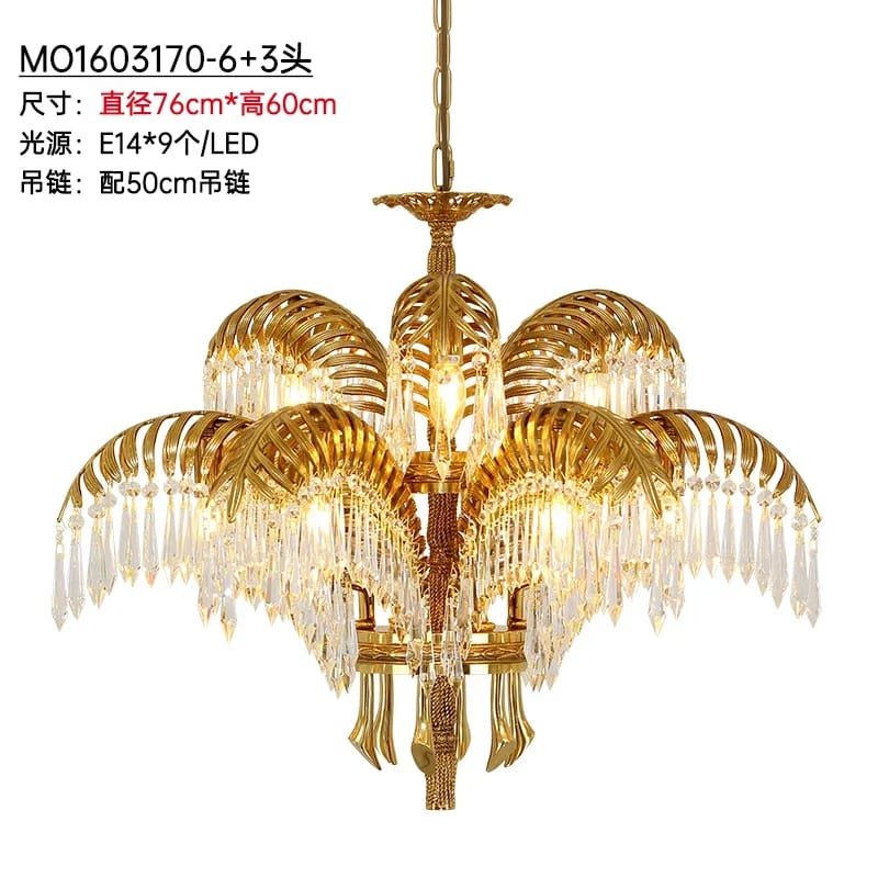 9 bulbs D87H70cm