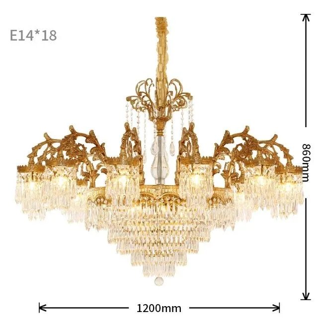 18 bulbs D120 H86cm