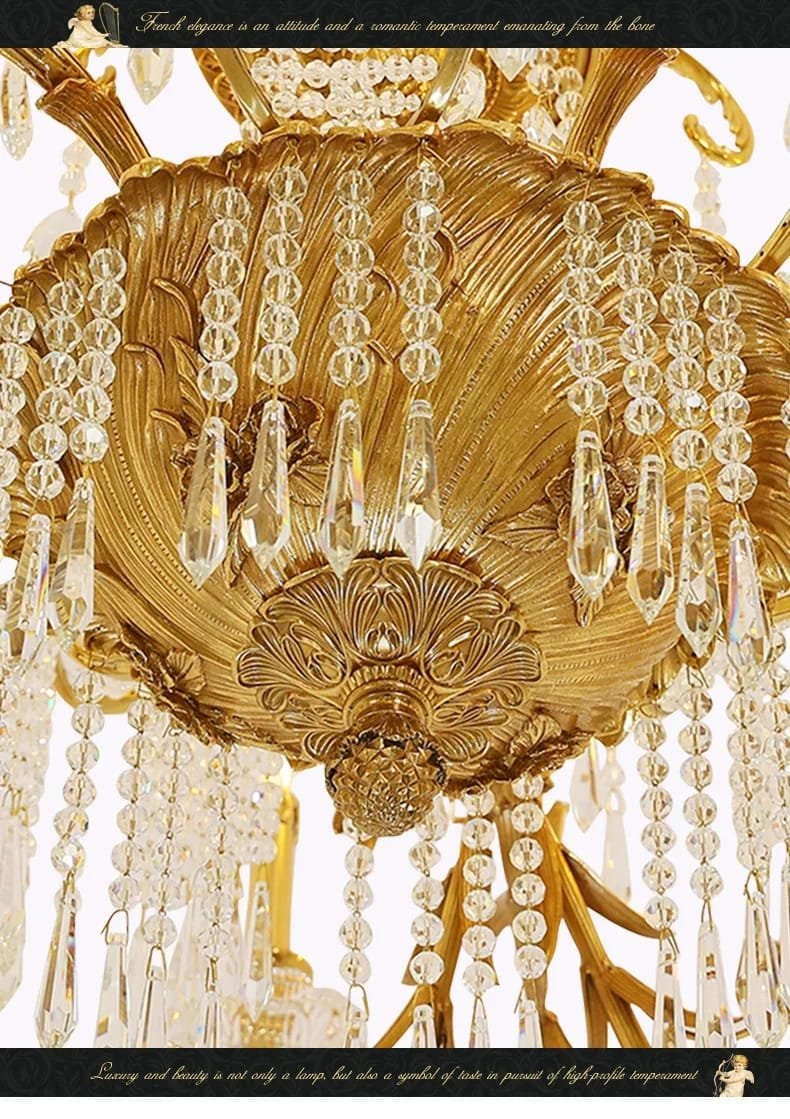Chandelier Crystal French Classic Baroque