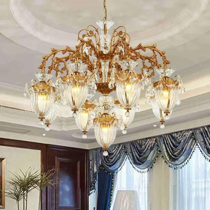 Pendant Chandelier European Rococo Classic Luxury Light Large Customize