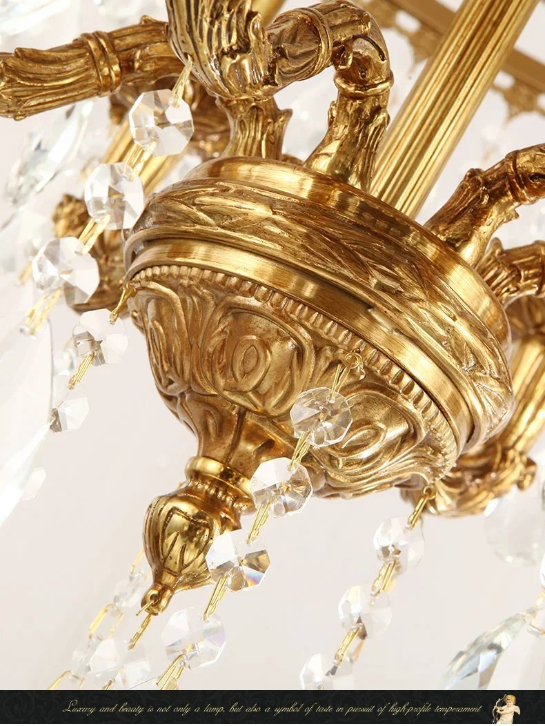 Crystal Pendant Lamp Vintage