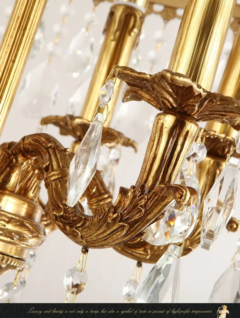 Crystal Pendant Lamp Vintage