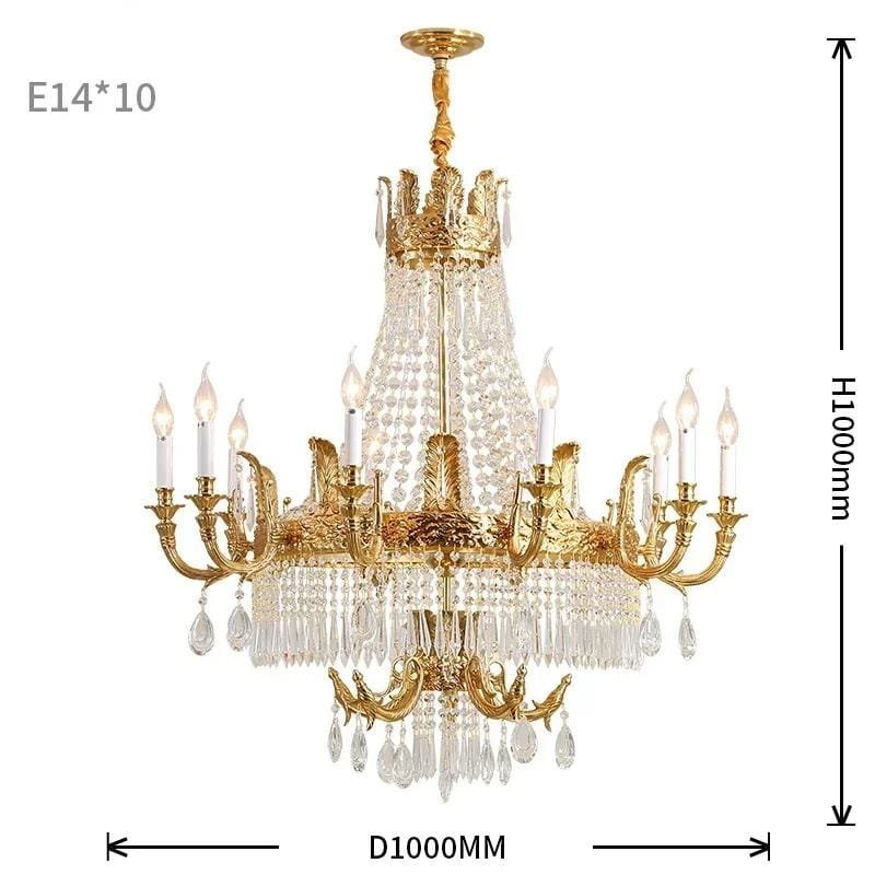 10 bulbs D100 H100cm