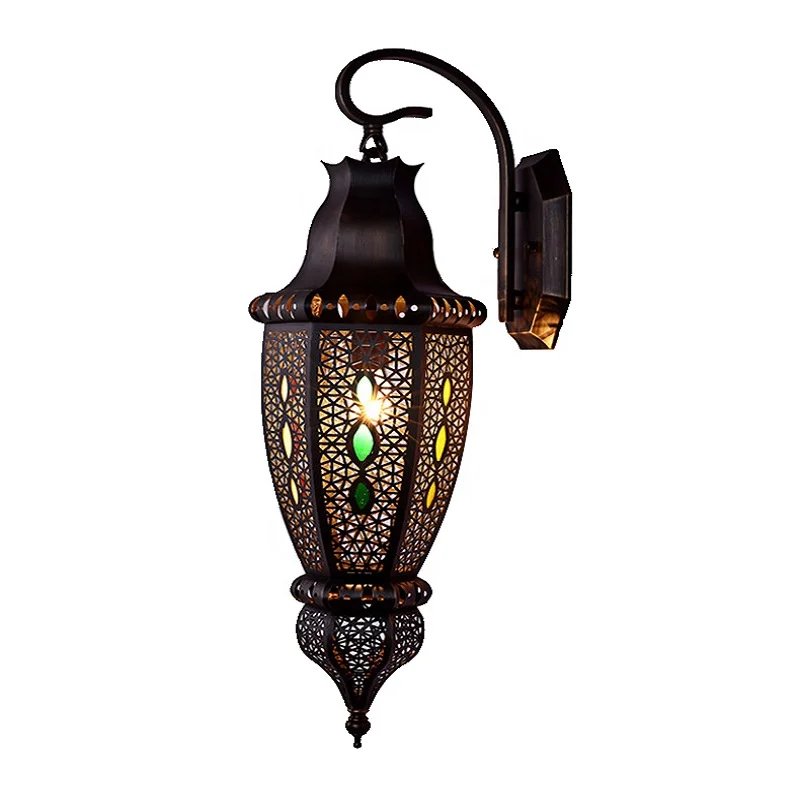 Waterproof Copper Wall Lamp Villa Courtyard Hotel Lighting Decoration