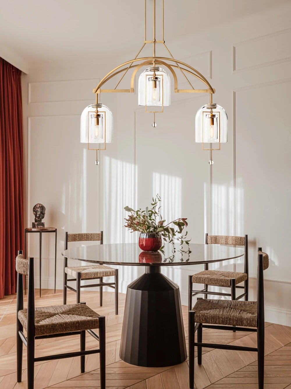 Decorative Lighting, Glass Covered Copper
