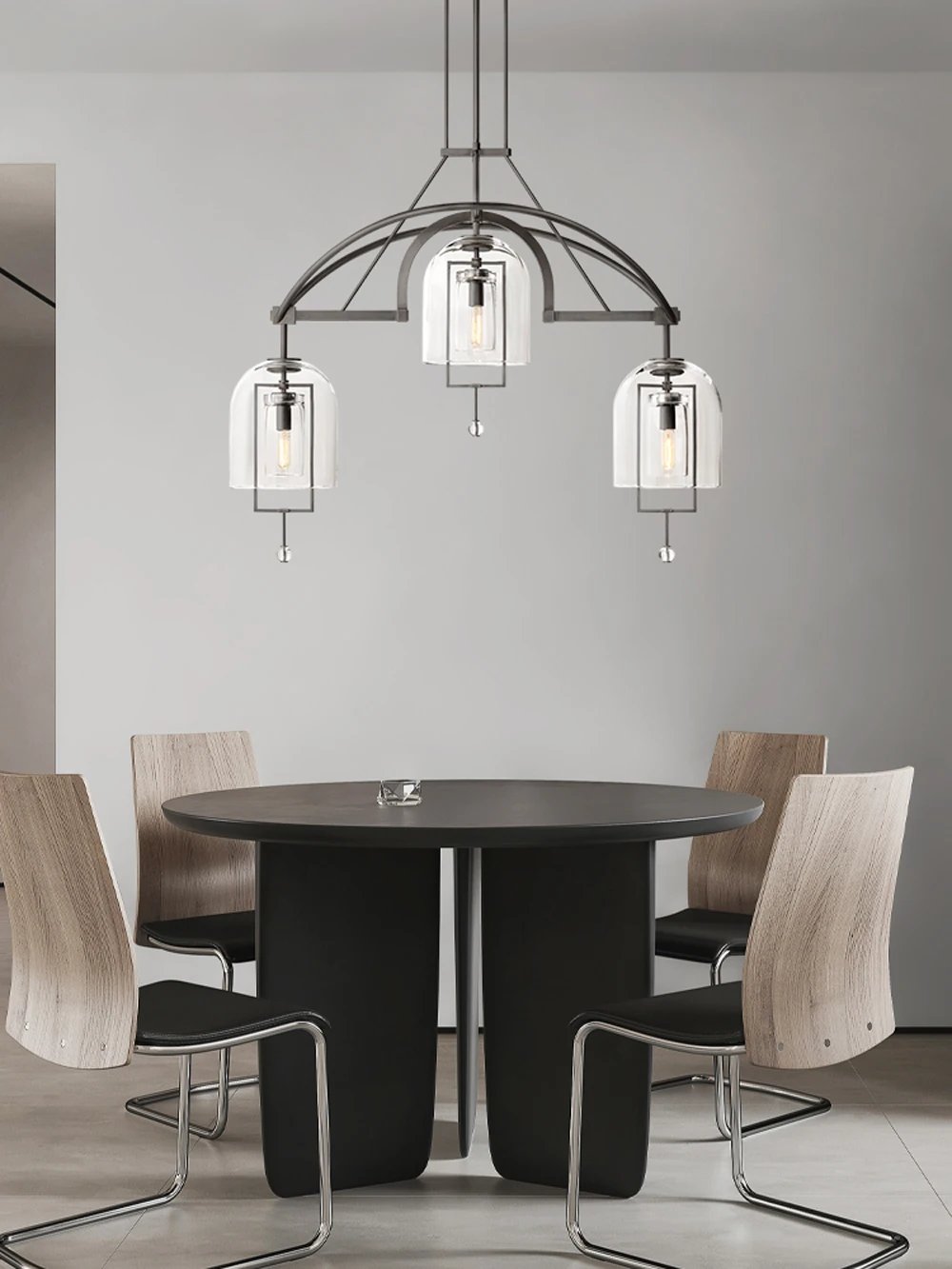 American Series Vintage Brass Lighting Decorative Lighting, Glass Covered Copper