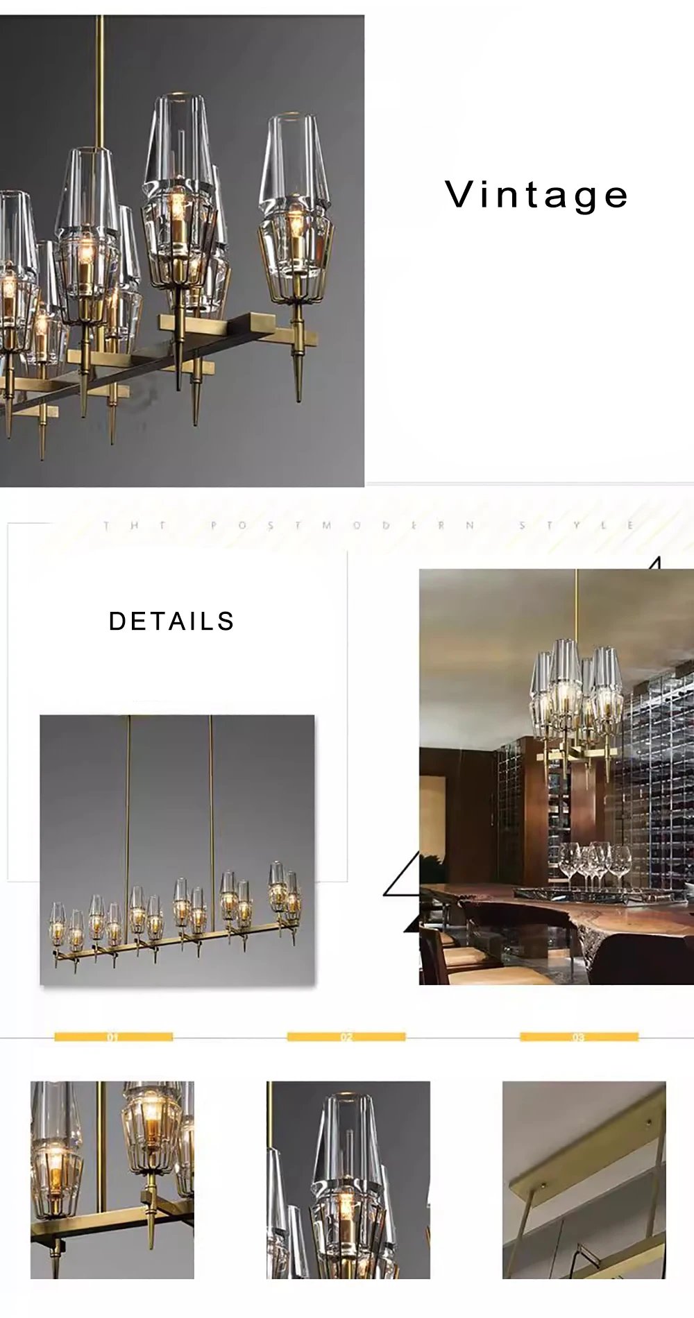 ceiling chandelier with crystal lustre Suitable for living room, bedroom Home interior lighting
