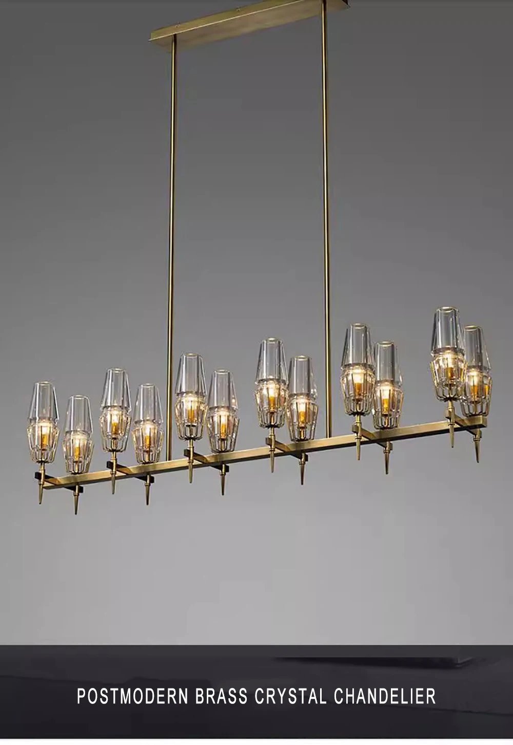 ceiling chandelier with crystal lustre Suitable for living room, bedroom Home interior lighting