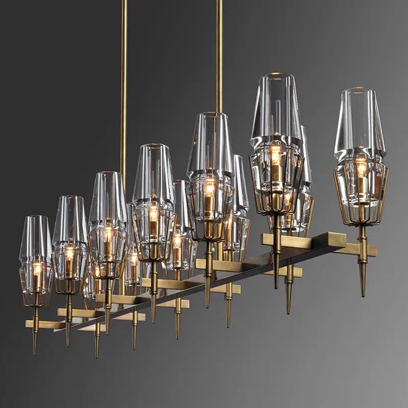 ceiling chandelier with crystal lustre Suitable for living room, bedroom Home interior lighting