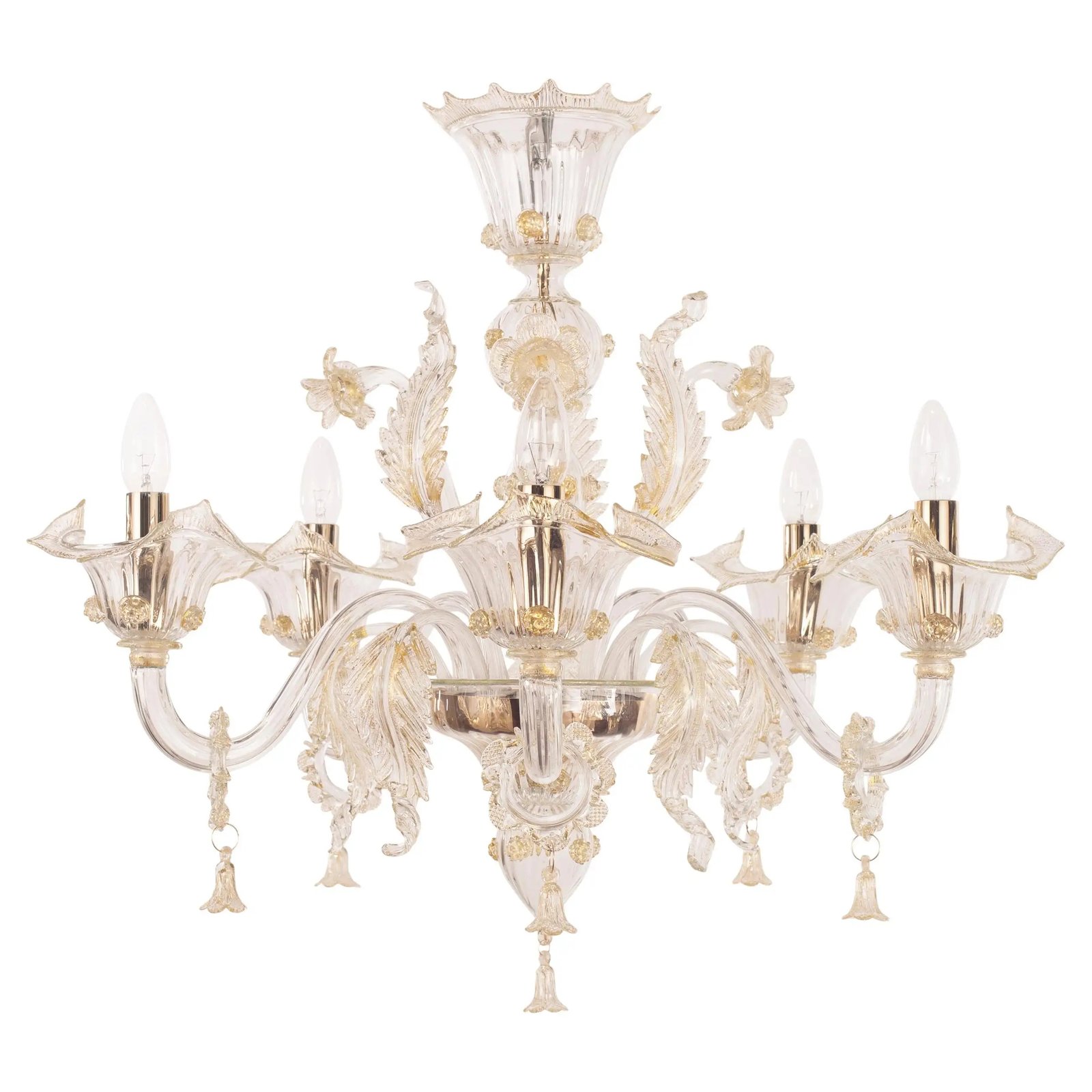Murano Chandelier Glass Lamp Modern Home Decorations Glass Chandelier