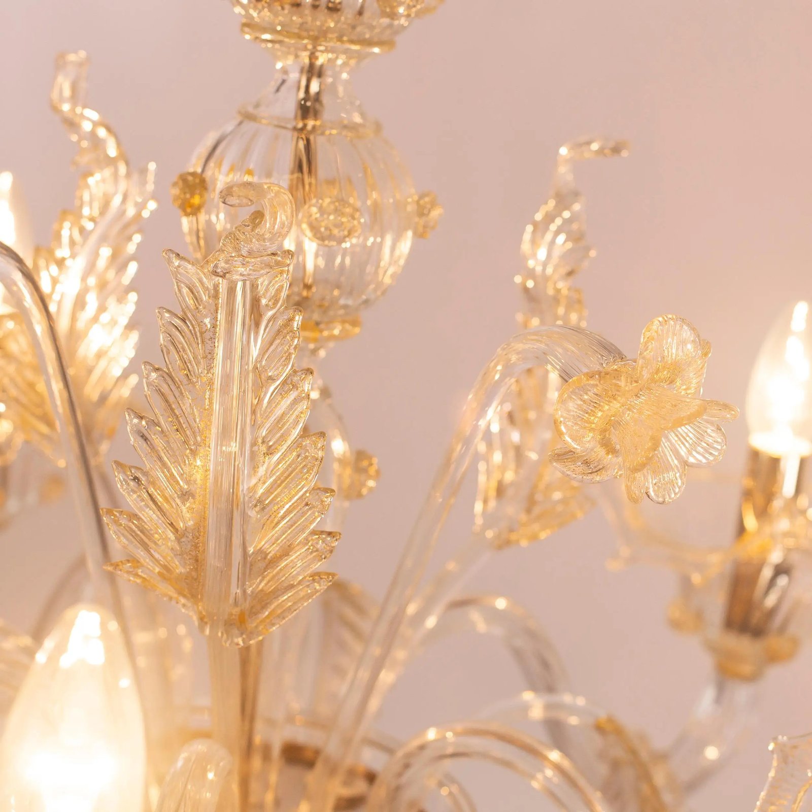 Murano Chandelier Glass Lamp Modern