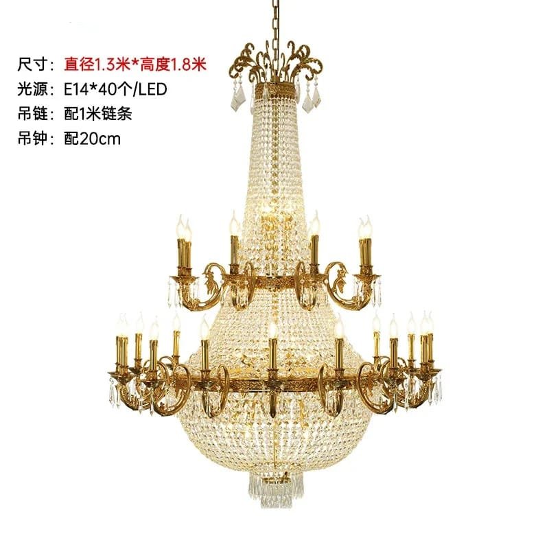 40 bulbs D130H180cm