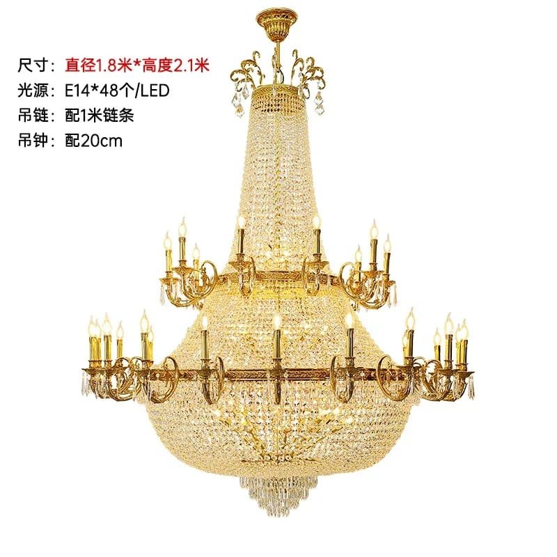 48 bulbs D180H210cm