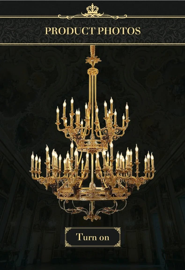 European Brass Chandelier Black Angel Design Large Chandeliers