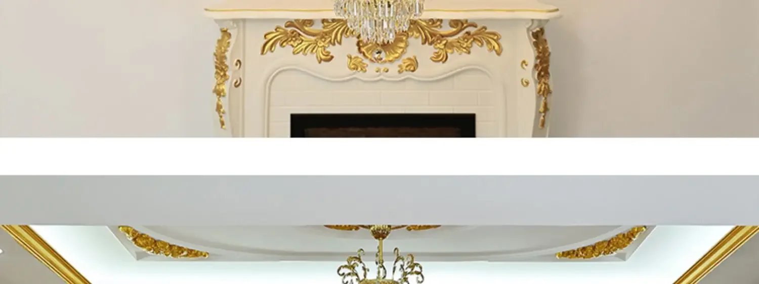 French style all-copper crystal chandelier European large