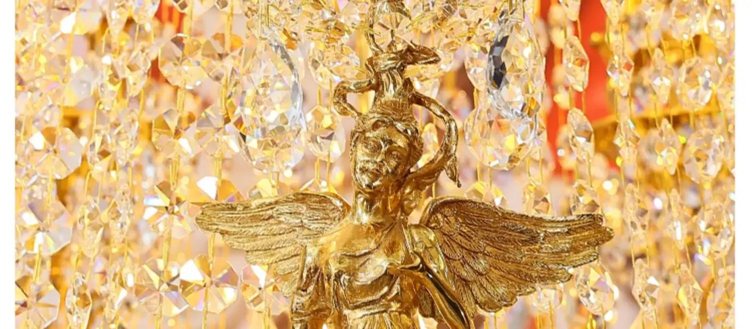 Luxury Brass Pendant Light Victorian Baroque Palace Gocci Large