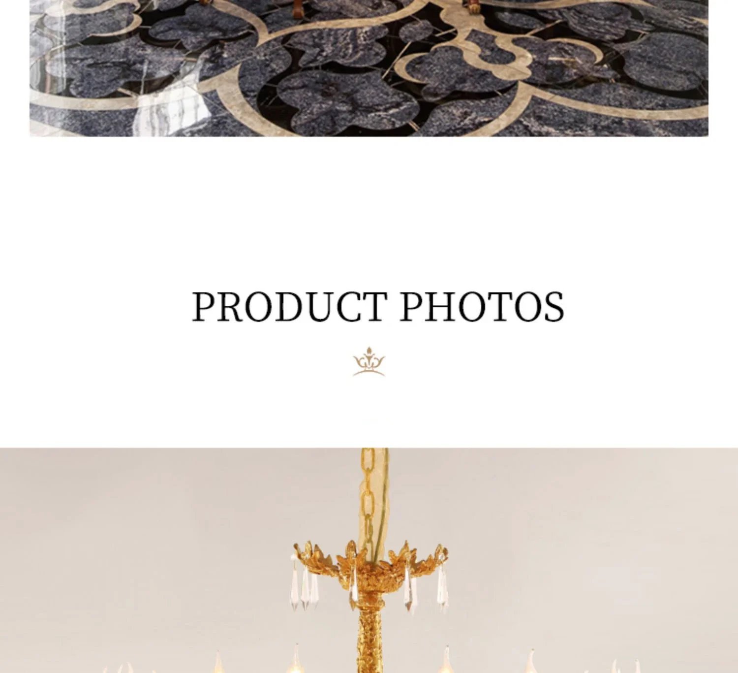 Vintage Antique Brass Pendant Lamp Bronze Chandelier