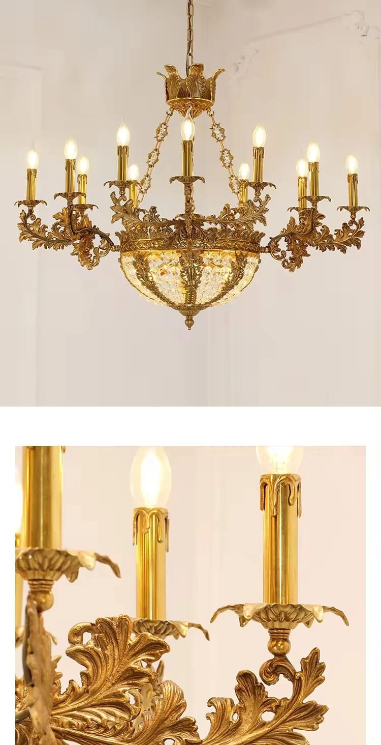 Pendant Light Vintage All Copper Chandeliers