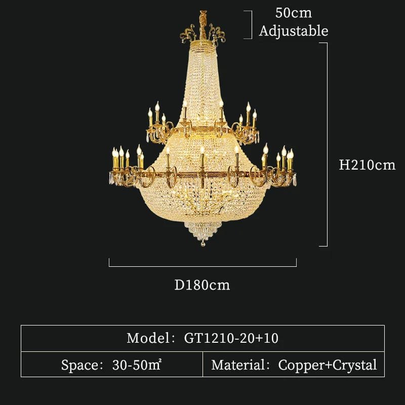 30lights D180 H210cm