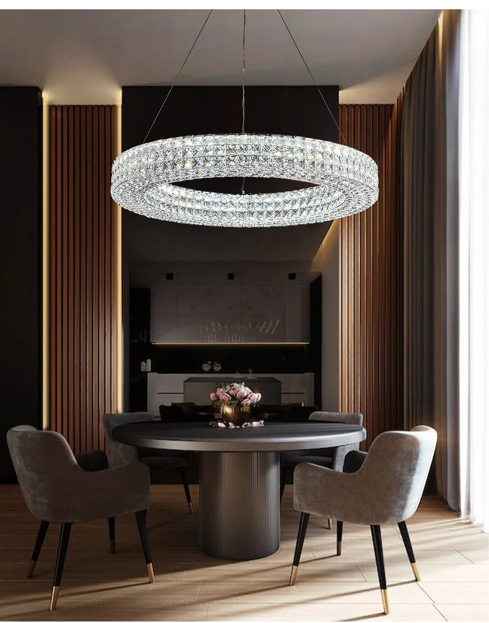 Luxury Round Ceiling Lights Gold/Chrome Modern Stainless Steel K9 Crystal Luxury Round Ceiling Lights Gold/Chrome Modern Stainless Steel K9 Crystal